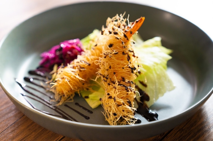 エビのカダイフ巻き【ディナー限定】キッチンさくらの人気メニュー画像